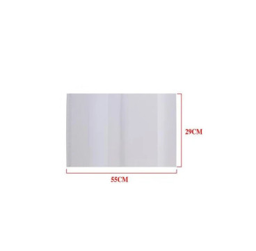 Forro de Libros 29x55 cm Autoadhesivo y Ajustable Transparente Adhesivo en los dos Extremo - Pack de 5 Unidades