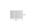 Forro de Libros 29x55 cm Autoadhesivo y Ajustable Transparente Adhesivo en los dos Extremo - Pack de 5 Unidades