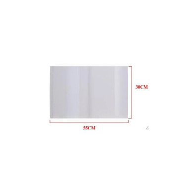 Forro de Libros 30x55 cm Autoadhesivo y Ajustable Transparente Adhesivo en los dos Extremo - Pack de 5 Unidades
