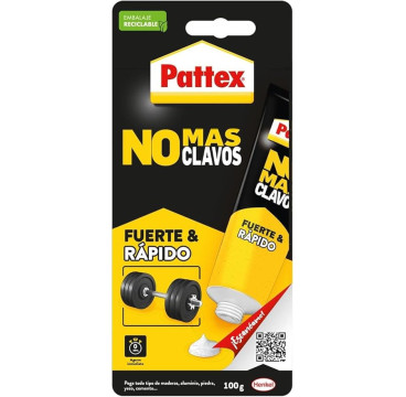 Pattex No Más Clavos 100G  Original, adhesivo de montaje resistente