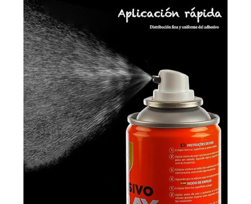 Spray Adhesivo Pegamento en Spray Multiusos Permanente al Secarse Resistente a la Humedad - 200ml-400ml