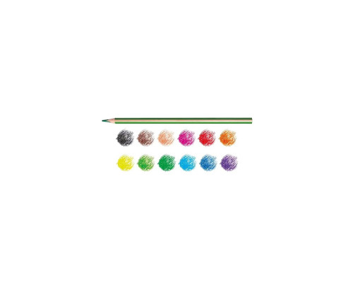 Carioca Supercolor Triang. Pencils 12pcs
