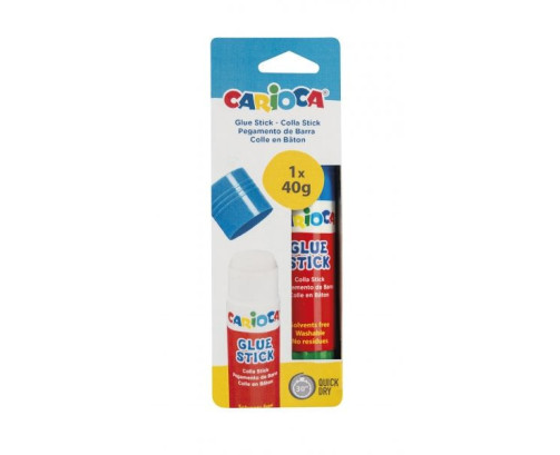 Carioca Pegamento Barra 40gr - Ideal para Casa-Colegio y Oficina