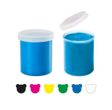 Carioca - Caja con 6 témperas, 100 gr, 80 ml