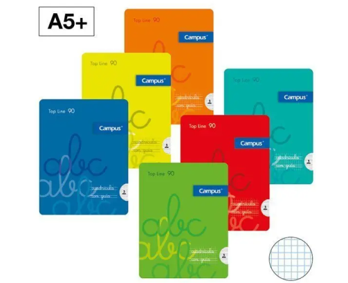 campus libreta a5+ pauta via 3mm grapada 48h 90gr