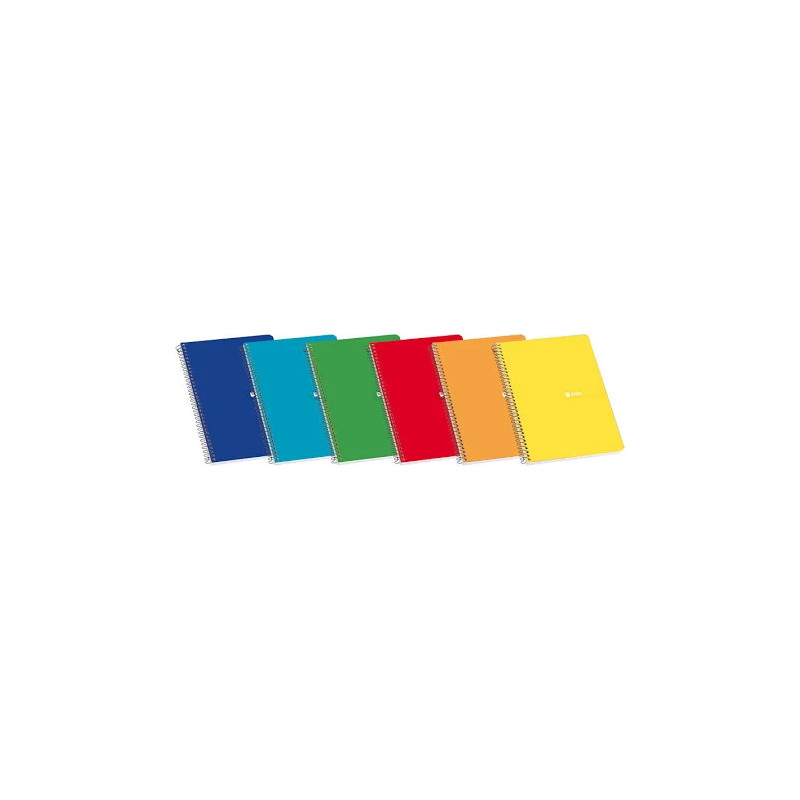 Enri Cuaderno Espiral Tapa Blanda  Liso 80 hojas