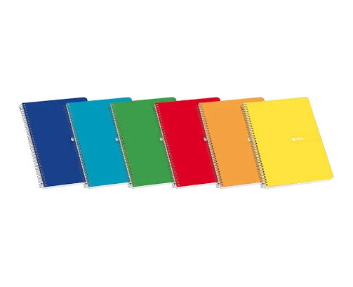Enri Cuaderno Espiral Tapa Blanda  Liso 80 hojas