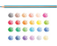 Carioca Lápices de Colores SUPERCOLOR | Caja de 24 Lápices de Madera |  Punta de Ø 3,3 mm | 24 piezas