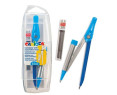 Carioca Pack de Bolsillo Compass 0.5mm-Recarga - Compas Ajustable con Portaminas - Kit de Carga Mina HB 0.5