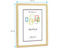 Marco de Foto 30x45cm Color  (Haya)(Blanco)(Negro)( Cerezo)(Wengué)(Plateado) MOD-254 Hecho de Madera, Ancho de moldura 2cm