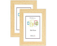 Marco de Fotos 9x13 - 50x70cm MOD-254 Hecho de Madera, Ancho de moldura 2cm Color HAYA ( Pack 1 uds )