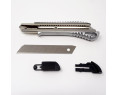 Cúter profesional de aluminio, con hoja de corte de 18 mm (Pack 1 uds)