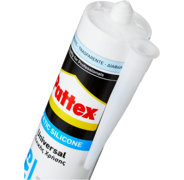 Pattex Silicon5 sellador profesional 280 ml transparente