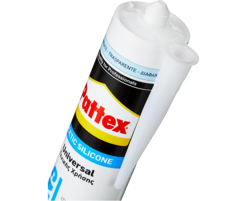 Pattex Silicon5 sellador profesional 280 ml transparente