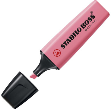 STABILO Rotulador boss fluorescente 70/150 pastel rosa cerezo en flor