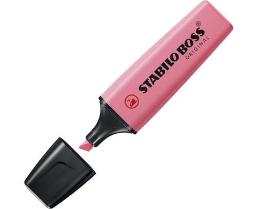 STABILO Rotulador boss fluorescente 70/150 pastel rosa cerezo en flor