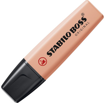 Marcador STABILO BOSS ORIGINAL pastel - 1 unidad color melocotón sedoso 70/126