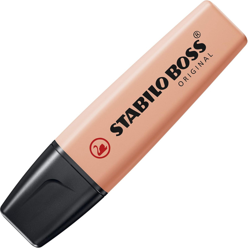 Marcador STABILO BOSS ORIGINAL pastel - 1 unidad color melocotón sedoso 70/126