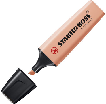 Marcador STABILO BOSS ORIGINAL pastel - 1 unidad color melocotón sedoso 70/126
