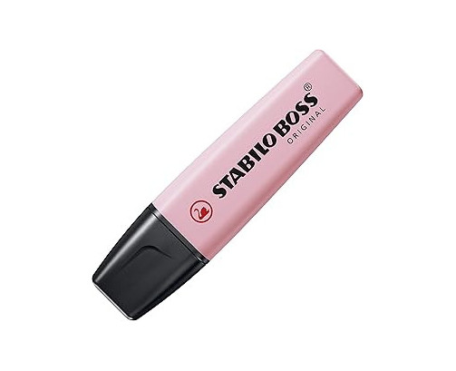 Marcador STABILO BOSS ORIGINAL - 1 unidad pastel color rubor rosa 70/129