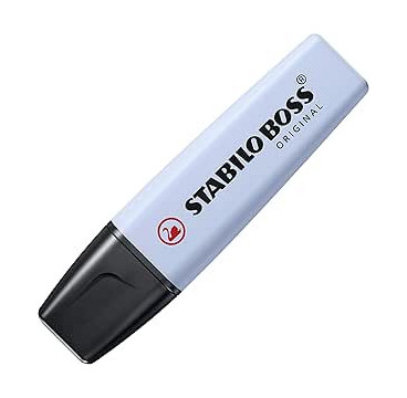 Rotulador stabilo boss fluorescente 70 pastel azul nublado 70/111