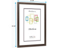 Marco de Foto 30x45cm Color  (Haya)(Blanco)(Negro)( Cerezo)(Wengué)(Plateado) MOD-254 Hecho de Madera, Ancho de moldura 2cm