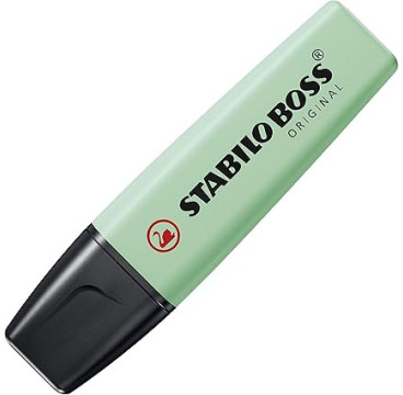 Stabilo Boss - Marcador fluorescente, color verde pastel 70/116