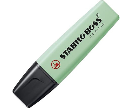 Stabilo Boss - Marcador fluorescente, color verde pastel 70/116