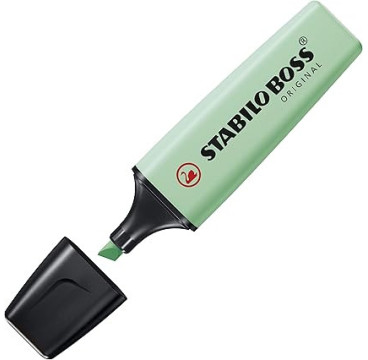 Stabilo Boss - Marcador fluorescente, color verde pastel 70/116