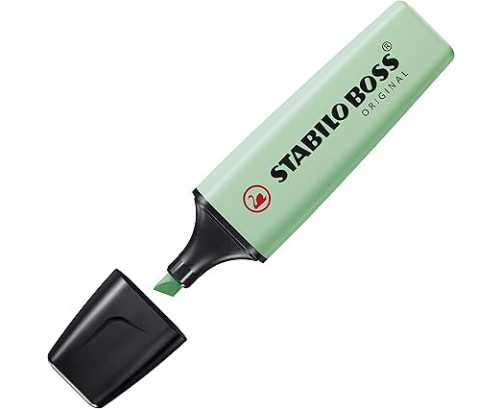 Stabilo Boss - Marcador fluorescente, color verde pastel 70/116