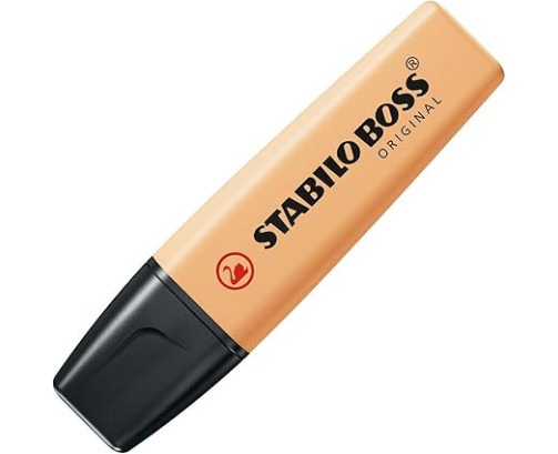 Rotulador stabilo boss fluorescente 70 pastel,Color Naranja Papaya, 70/125
