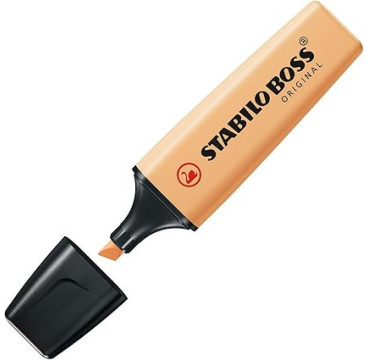 Rotulador stabilo boss fluorescente 70 pastel,Color Naranja Papaya, 70/125