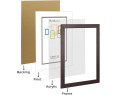 Marco de Foto 30x45cm Color  (Haya)(Blanco)(Negro)( Cerezo)(Wengué)(Plateado) MOD-254 Hecho de Madera, Ancho de moldura 2cm