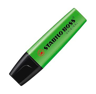Marcador fluorescente STABILO BOSS ORIGINAL - 1 unidad color verde 70/33