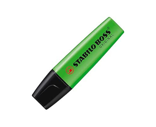 Marcador fluorescente STABILO BOSS ORIGINAL - 1 unidad color verde 70/33