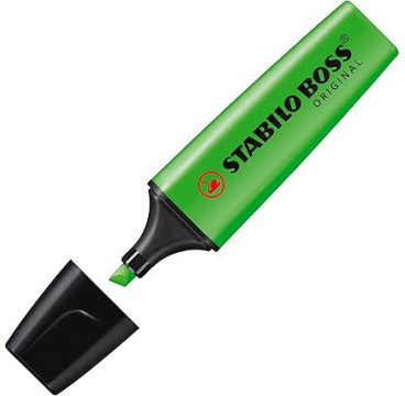 Marcador fluorescente STABILO BOSS ORIGINAL - 1 unidad color verde 70/33