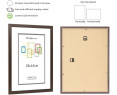 Marco de Foto 30x45cm Color  (Haya)(Blanco)(Negro)( Cerezo)(Wengué)(Plateado) MOD-254 Hecho de Madera, Ancho de moldura 2cm