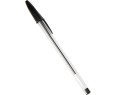 BIC Cristal Original, Bolígrafos Punta Media, Óptimo para Uso Escolar y Oficinas (1,0mm), Negro, Caja de 50 Unidades