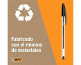 BIC Cristal Original, Bolígrafos Punta Media, Óptimo para Uso Escolar y Oficinas (1,0mm), Negro, Caja de 50 Unidades