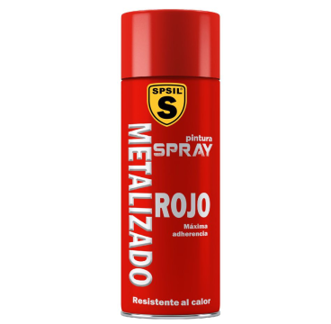 Pintura Spray Multicolor Profesional 400ml Adecuado Metal Madera y Plástico - Color  Metalizada (Paquete de 1)