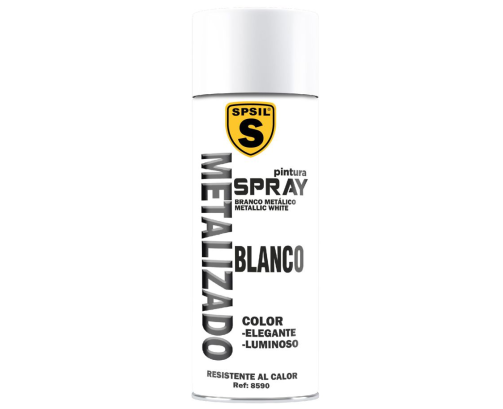 Pintura Spray Multicolor Profesional 400ml Adecuado Metal Madera y Plástico - Color  Metalizada (Paquete de 1)