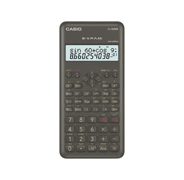 Calculadora científica - Casio FX-82MS-2, S-V.P.A.M., 240 funciones, Editor de datos STAT, Negro