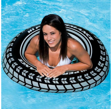 Intex 59252NP - Rueda Hinchable neumático diámetro 91 cm, Multicolor, S