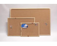 Pizarra corcho pared 40x30 - 90x60cm Tablero ideal para tablon de anuncios, fotos y notas