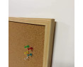 Pizarra corcho pared 40x30 - 90x60cm Tablero ideal para tablon de anuncios, fotos y notas