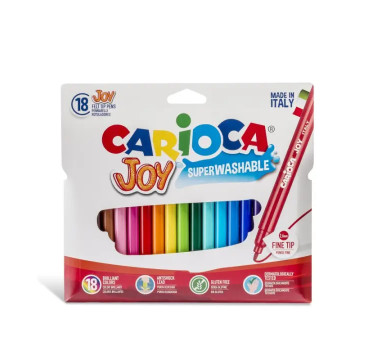 Rotulador Carioca Joy Caja De 18 Colores