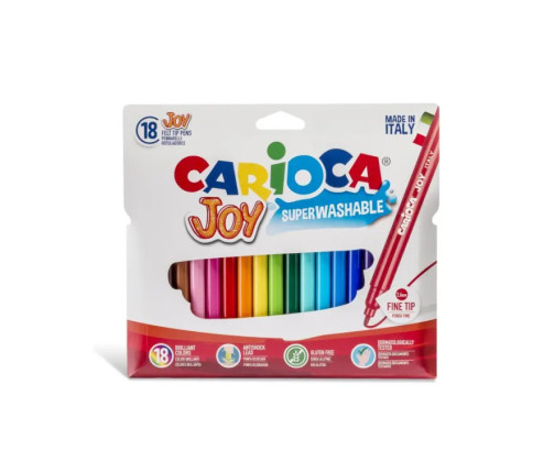 Rotulador Carioca Joy Caja De 18 Colores