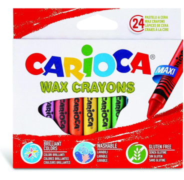 Carioca - Caja con 24 ceras