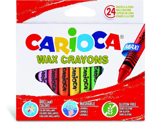 Carioca - Caja con 24 ceras