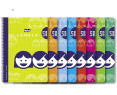 Lamela Cuadernos, Bloc Espiral  A4 Cuadrovía 5 mm,70GR  80 Hojas, Colores Surtido